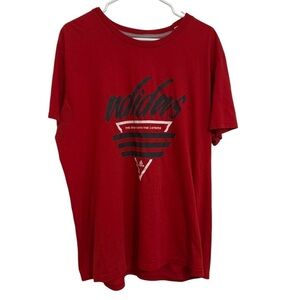 Adidas Red Graphic Tee Size XXL
